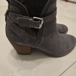 Sam Edelman Suede Ankle Boots with Buckle US 9
